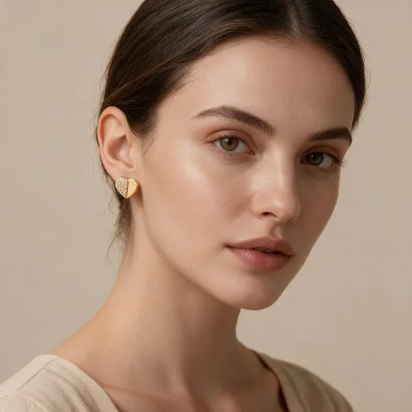 Gold_Tone_Rhinestone_Heart_Stud_Earrings_For_Women