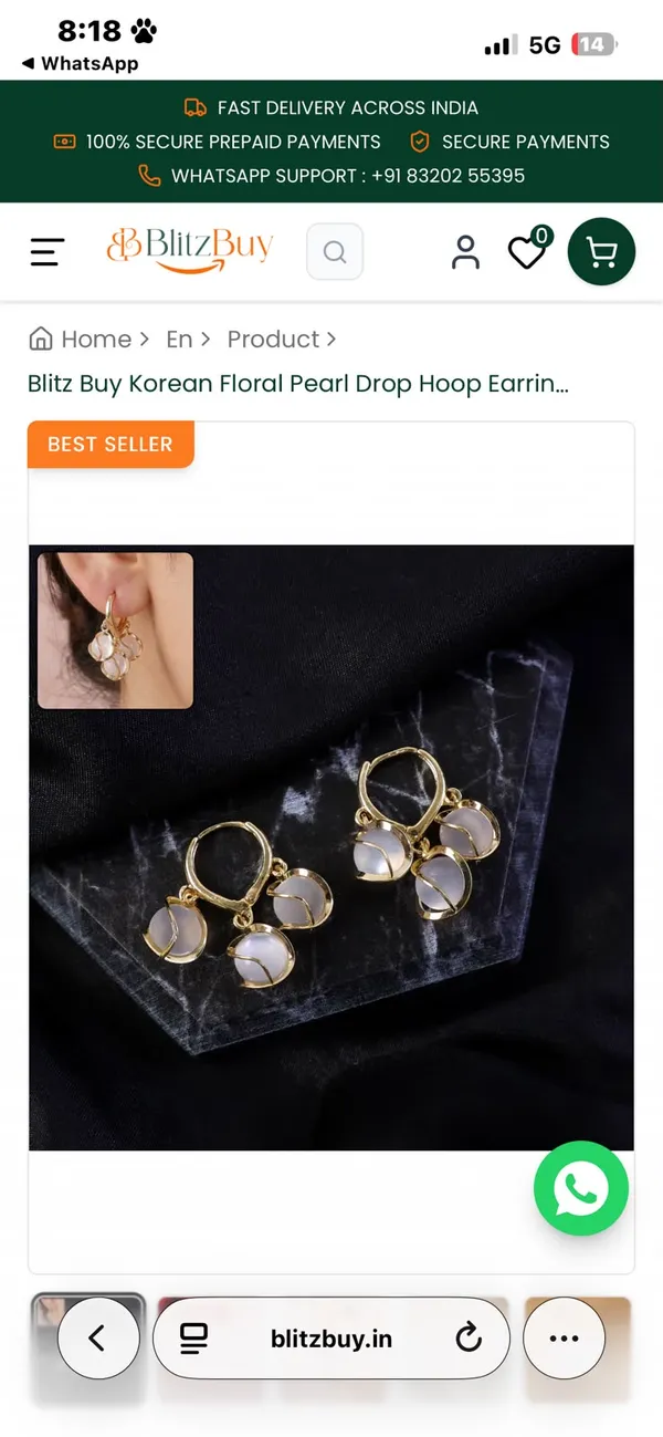 Gold_Tone_Pearl_Drop_Hoop_Earrings_for_Women