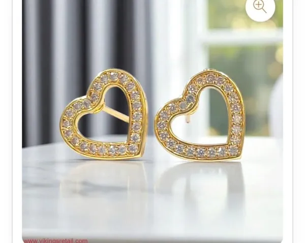 Gold_Tone_Heart_Stud_Earrings_for_Women