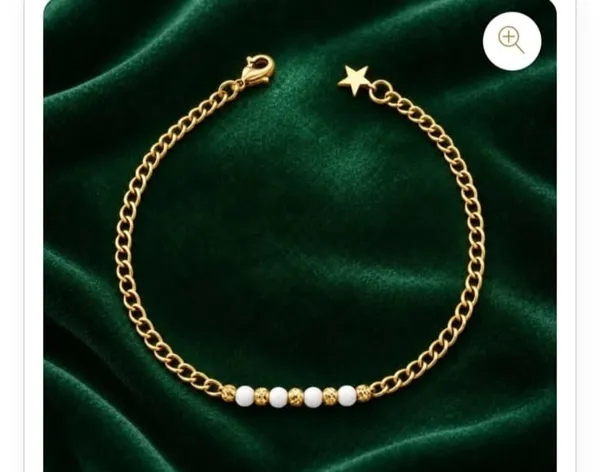 Gold-Tone_Beaded_Chain_Bracelet_for_Women