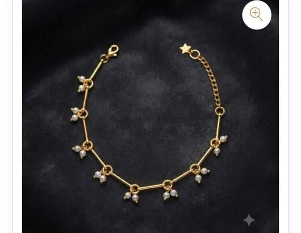 Gold_Tone_Beaded_Charm_Anklet_for_Women