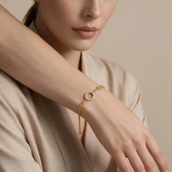 Gold_Tone_Chain_Bracelet_For_Women