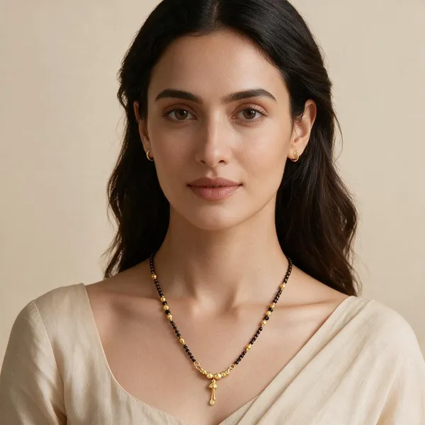 Black_Beaded_Gold_Tone_Mangalsutra_Necklace_For_Women