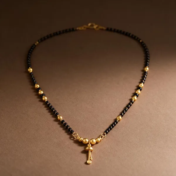 Black_Beaded_Gold_Tone_Mangalsutra_Necklace_For_Women