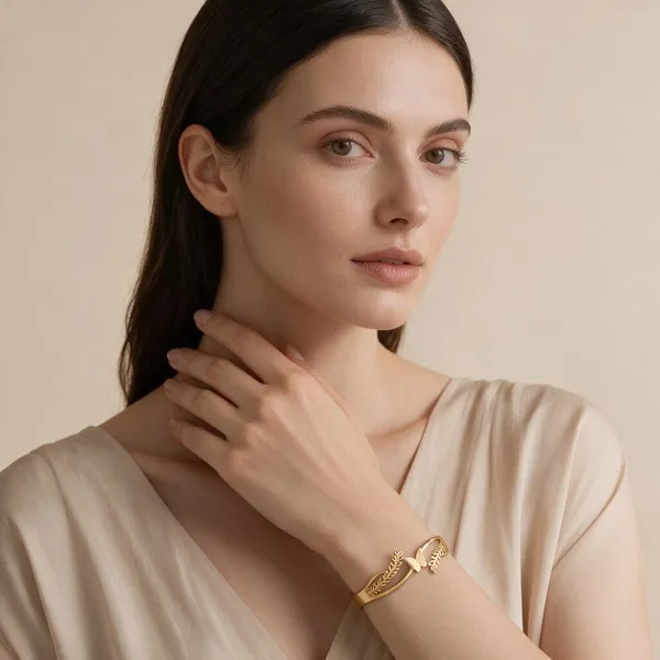 Gold_Tone_Butterfly_Cuff_Bracelet_For_Women