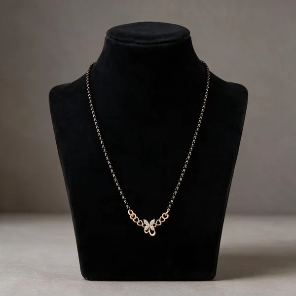 Silver_Tone_Butterfly_Pendant_Necklace_For_Women