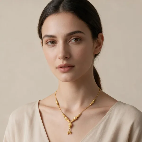 Gold_Tone_Beaded_Necklace_For_Women