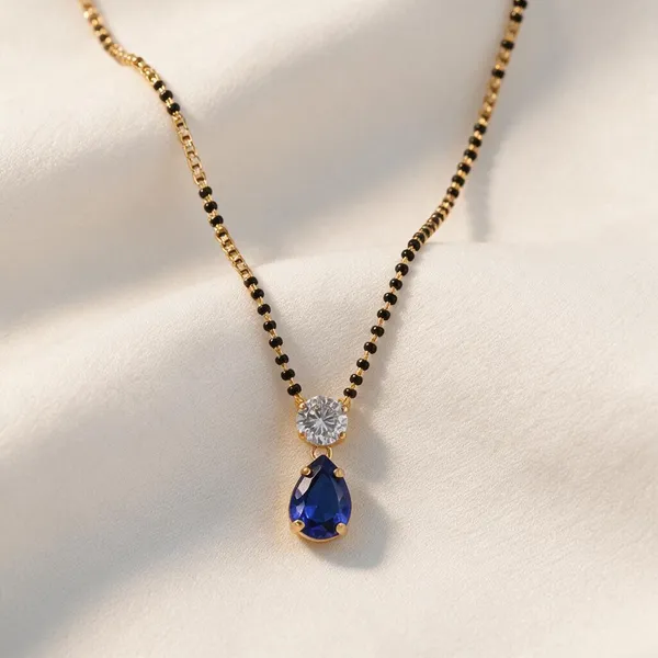 Black_Beaded_Blue_Pendant_Mangalsutra_For_Women