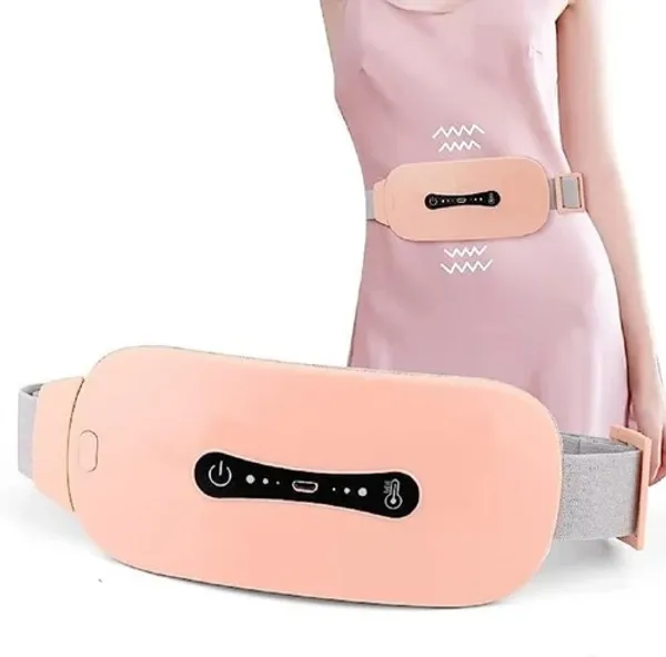 Pink_Adjustable_Electric_Heating_Waist_Belt