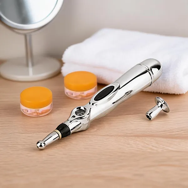 Silver_Metal_Facial_Massage_Pen_With_Cream_Jars