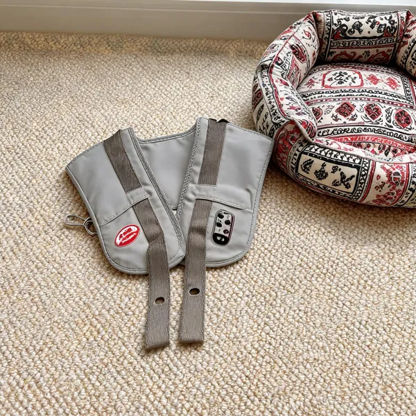 Grey_Nylon_Adjustable_Vest-Style_Dog_Harness