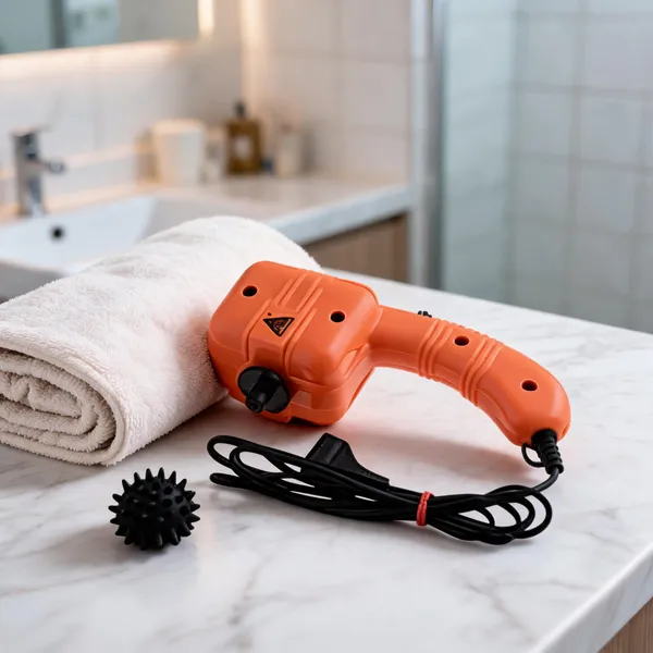 Orange_Corded_Handheld_Electric_Body_Massager