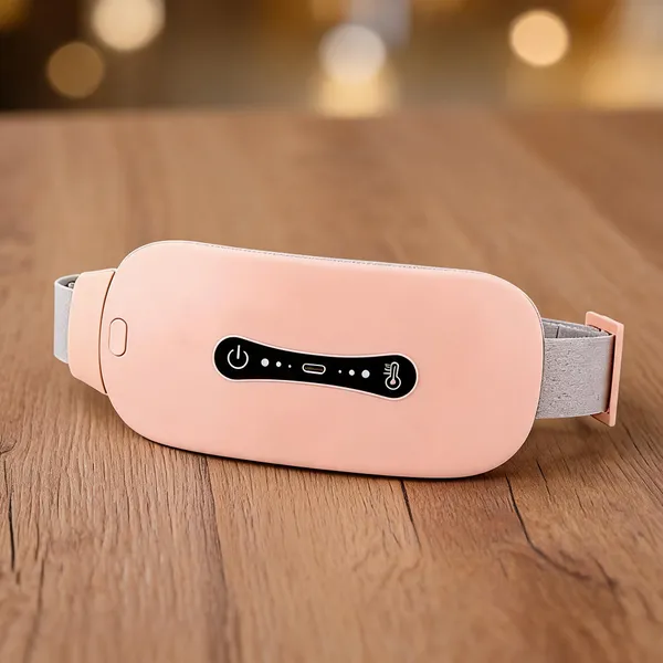 Pink_Adjustable_Electric_Heating_Waist_Belt