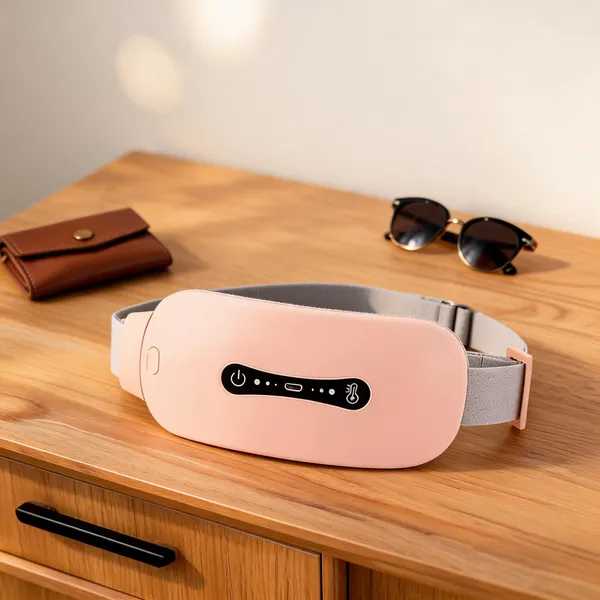 Pink_Adjustable_Electric_Heating_Waist_Belt