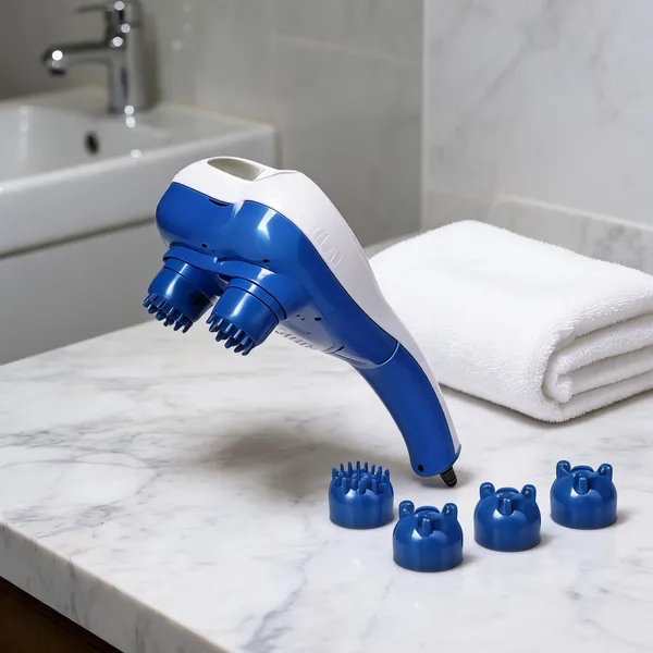 Blue_Handheld_Body_Massager_With_4_Attachments