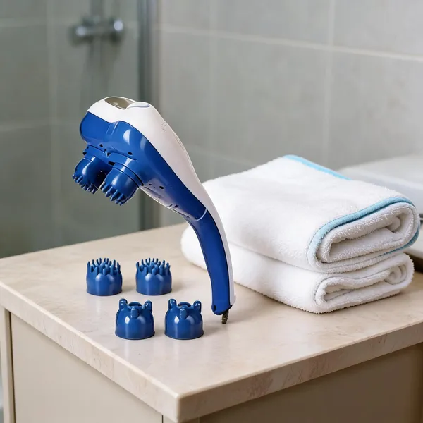Blue_Handheld_Body_Massager_With_4_Attachments
