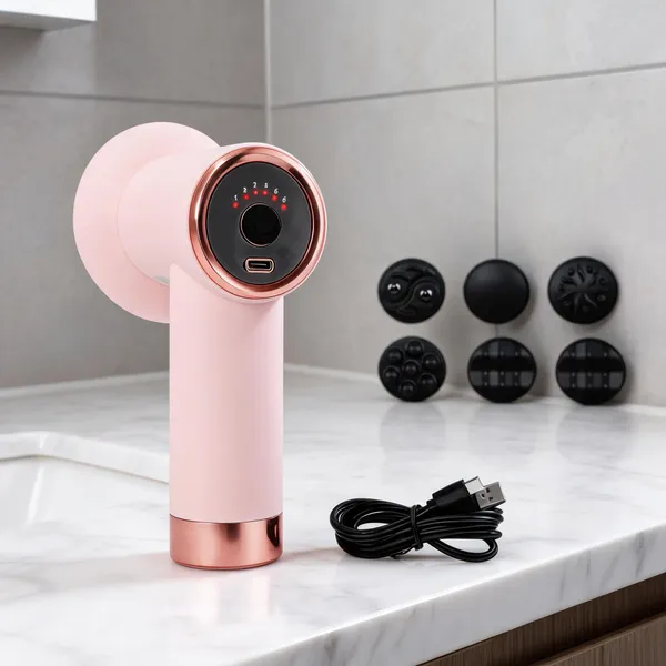 Pink_Usb_Rechargeable_Deep_Rolling_Handheld_Massager