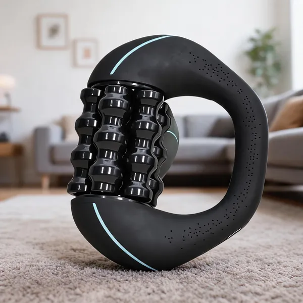 Blue_Loop_Handle_Powered_Rolling_Body_Massager