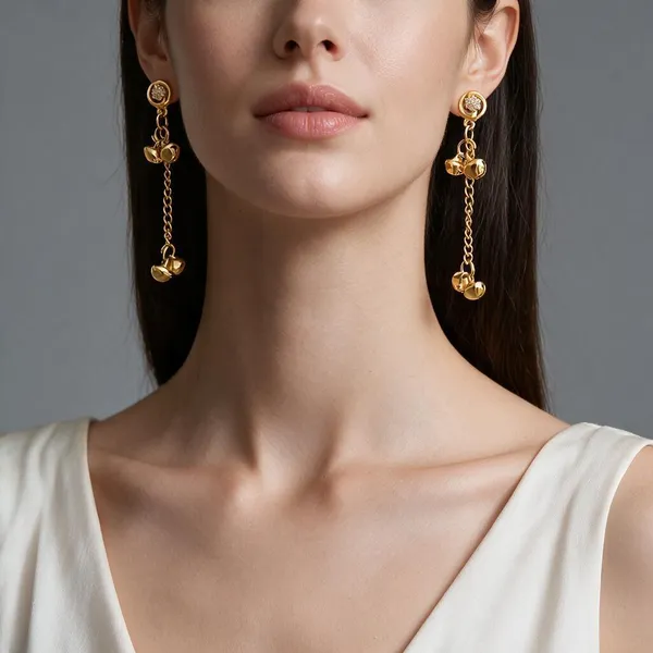 Gold_Stainless_Steel_Drop_Earrings_For_Women