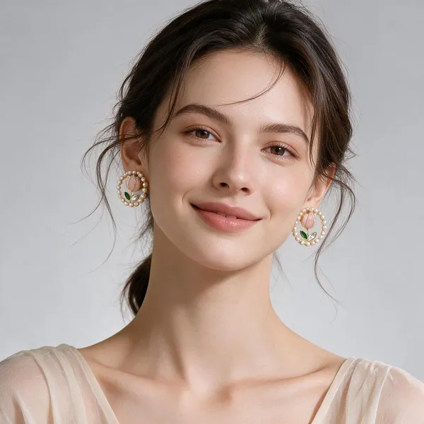 Multicolor_Stainless_Steel_Stud_Earrings_For_Women