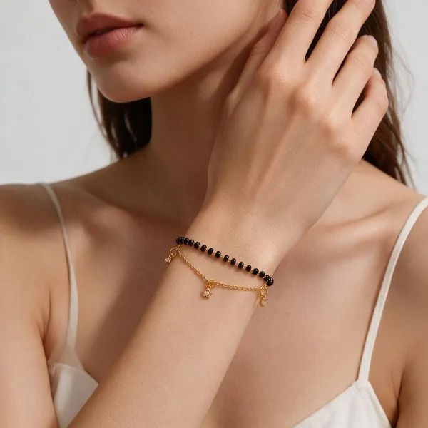 Gold_Stainless_Steel_Mangalsutra_Bracelet_For_Women