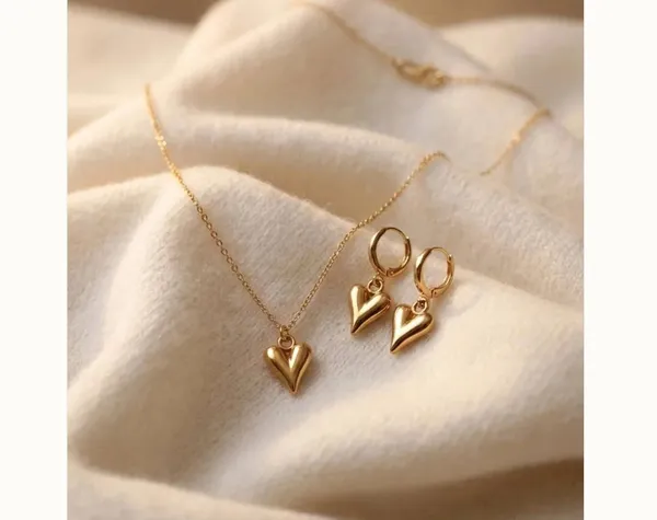 Gold_Stainless_Steel_Necklace_And_Earrings_Set_For_Women