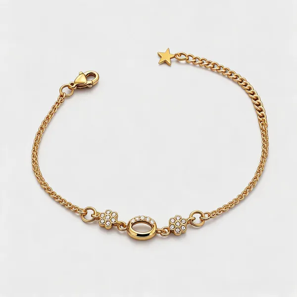 Gold_Brass_Charm_Bracelet_For_Women