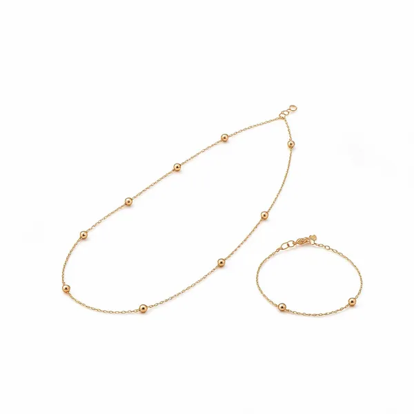Gold_Stainless_Steel_Necklace_And_Bracelet_Set_For_Women