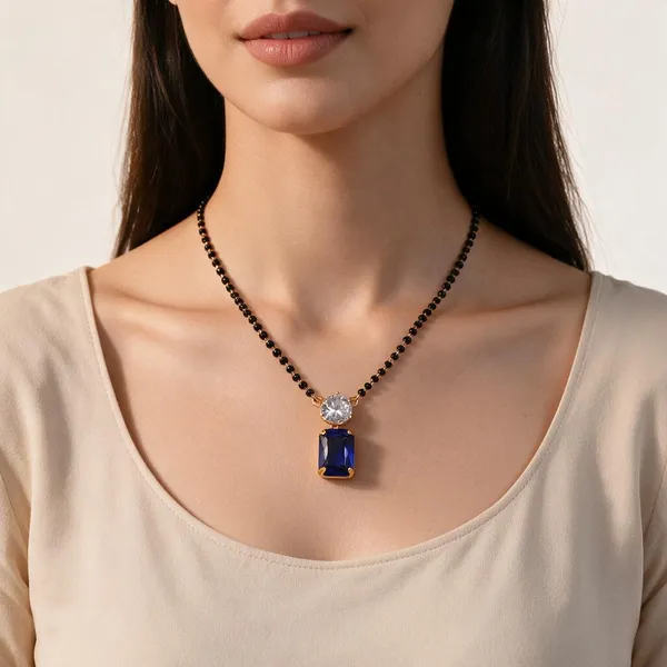 Black_Stainless_Steel_Mangalsutra_Necklace_For_Women