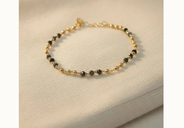 Black_Stainless_Steel_Bracelet_For_Women