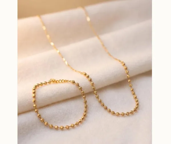 Gold_Stainless_Steel_Layered_Necklace_For_Women