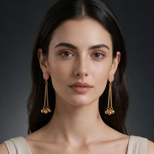 Gold_Stainless_Steel_Drop_Earrings_For_Women