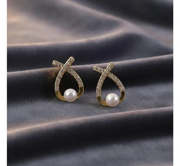 Gold_Stainless_Steel_Drop_Earrings_For_Women
