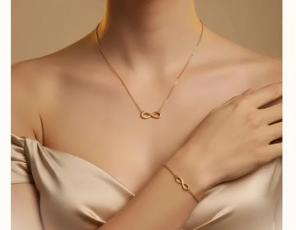 Gold_Stainless_Steel_Necklace_And_Bracelet_Set_For_Women