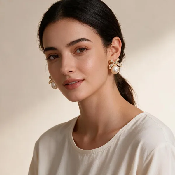 Gold_Stainless_Steel_Drop_Earrings_For_Women