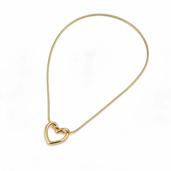 Gold_Stainless_Steel_Pendant_Necklace_For_Women