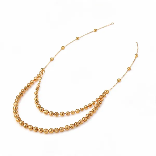 Gold_Stainless_Steel_Layered_Necklace_For_Women