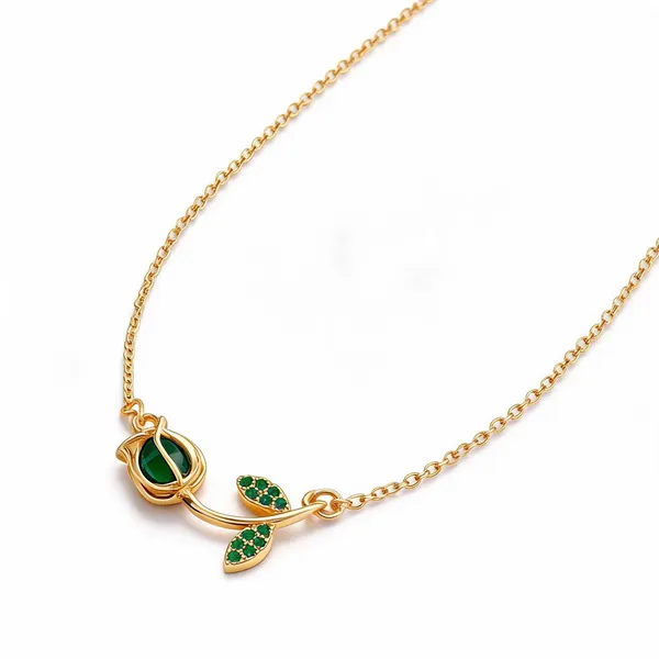 Gold_Stainless_Steel_Pendant_Necklace_For_Women