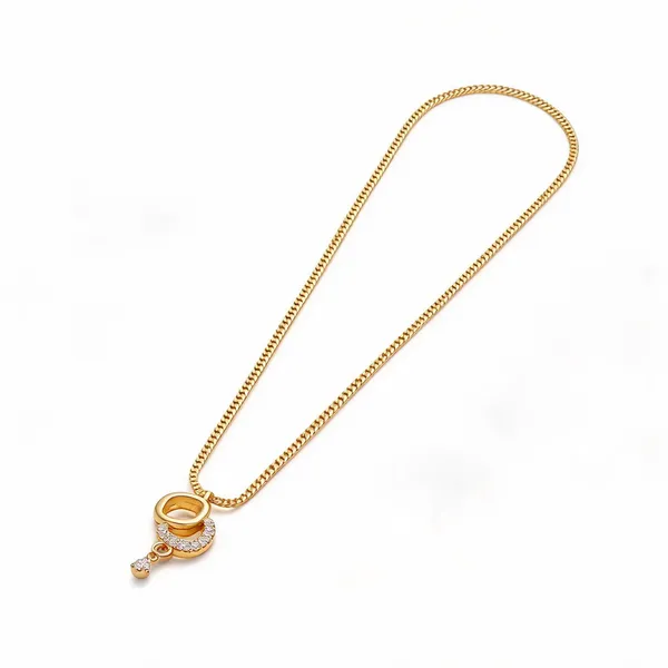 Gold_Stainless_Steel_Pendant_Necklace_For_Women