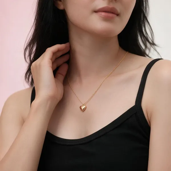Gold_Stainless_Steel_Pendant_Necklace_For_Women
