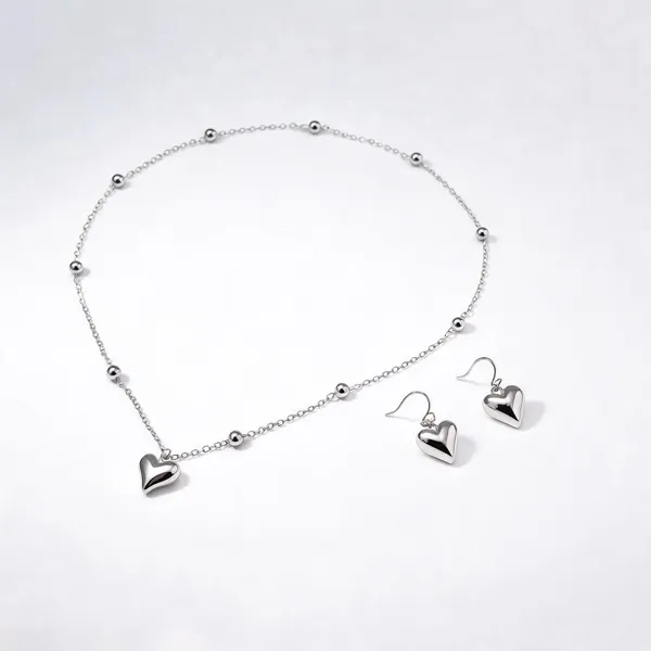 Pink_Stainless_Steel_Necklace_And_Earrings_Set_For_Women