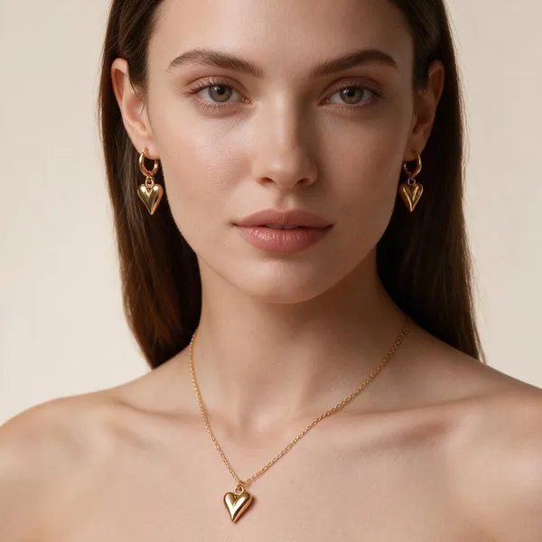 Gold_Stainless_Steel_Necklace_And_Earrings_Set_For_Women