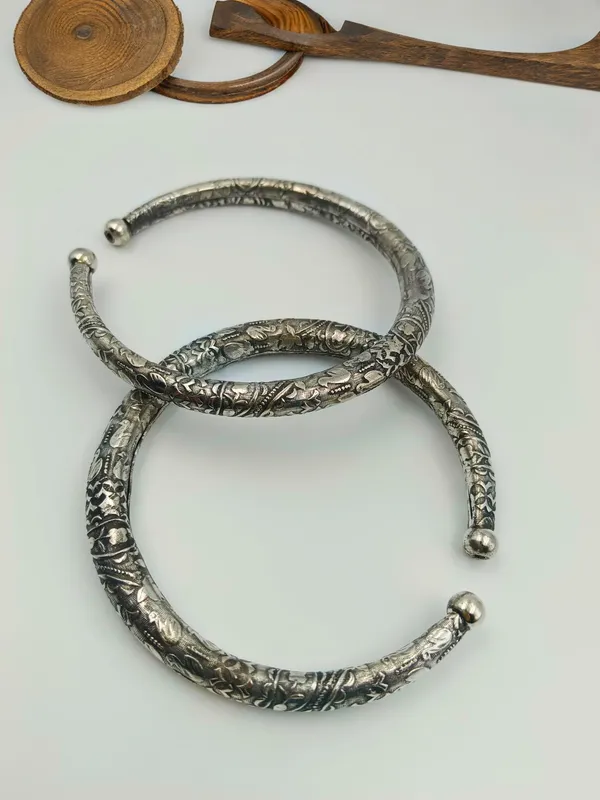 Oxidise_Ankelets_Kada_Pack_Of_2