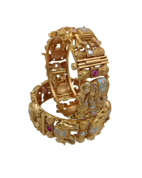 Women_S_Temple_Elephant_Adjustable_Bangle