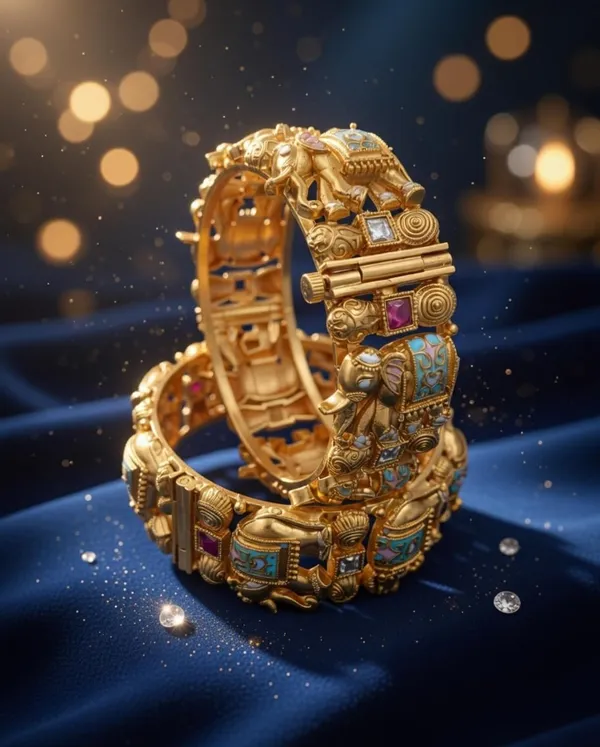 Women_S_Temple_Elephant_Adjustable_Bangle