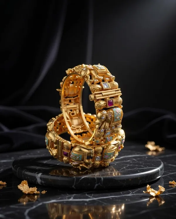 Women_S_Temple_Elephant_Adjustable_Bangle