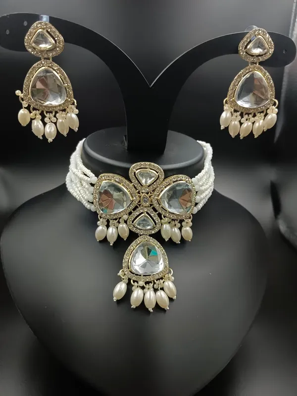 Brass_Necklace_Earrings_Jewellery_Set_For_Women