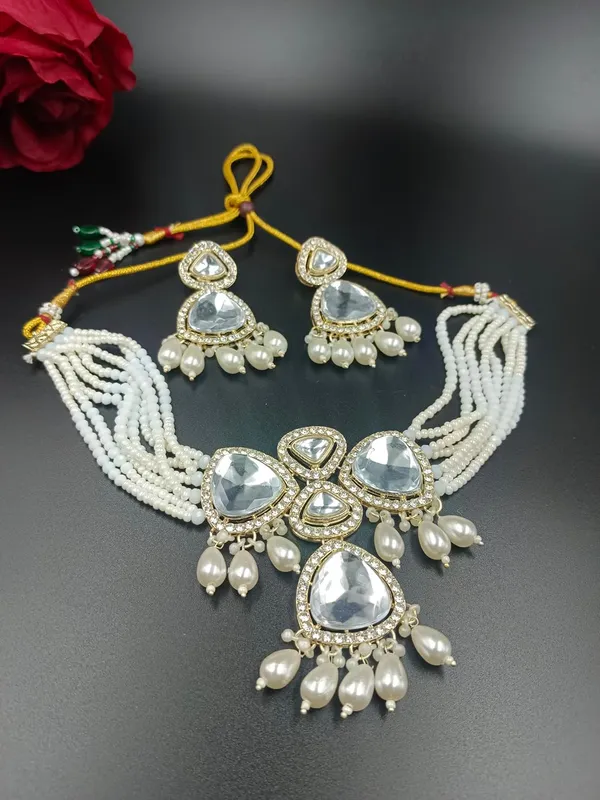Brass_Necklace_Earrings_Jewellery_Set_For_Women