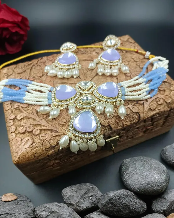 Brass_Necklace_Earrings_Jewellery_Set_For_Women