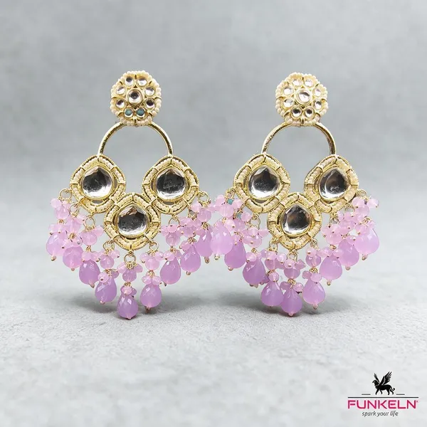 Gold_Tone_Lavender_Beaded_Chandbali_Earrings_for_Women